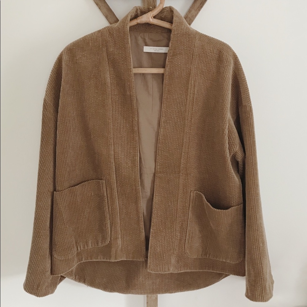 7115 by Szeki Corduroy Crop Jacket L